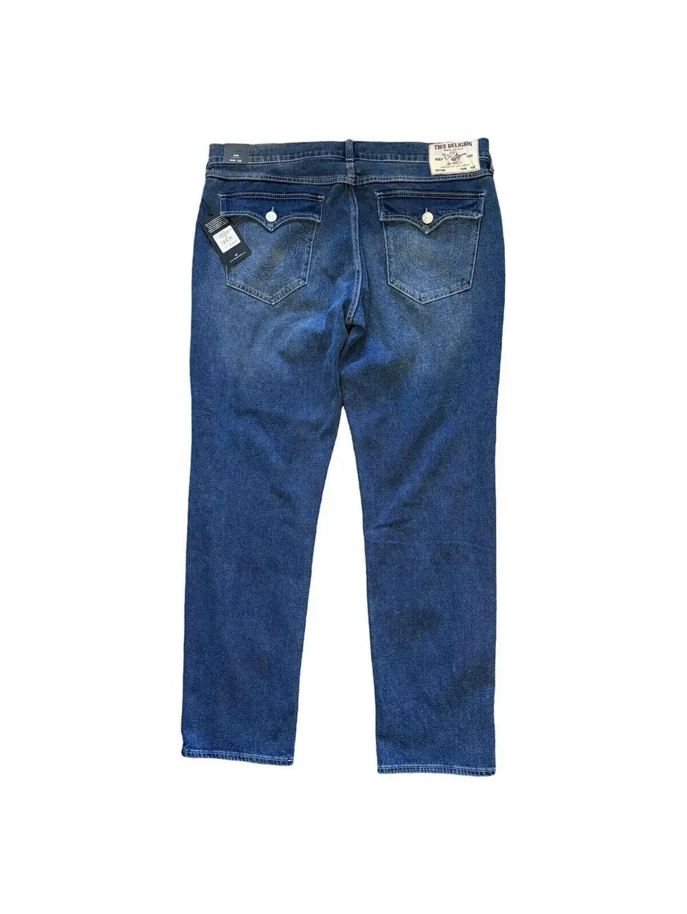 True Religion Geno Relaxed Slim Flap Jeans Men’s Size 36x32 Harmonious Wash NWT